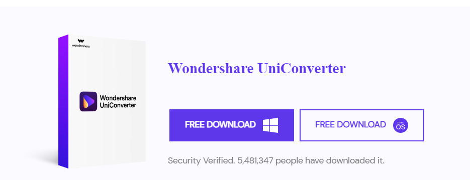 Wondershare UniConverter (Wondershare Video Converter Ultimate) is the most promising choice.